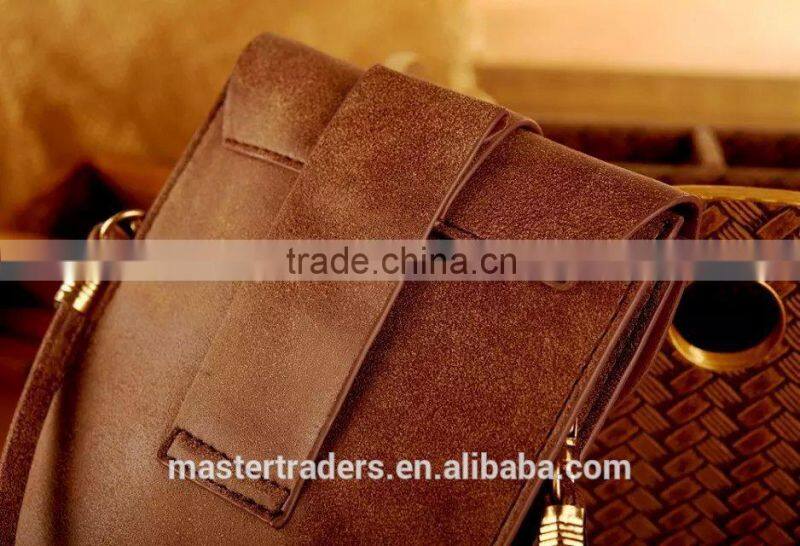 Universal Frosted PU Leather Bag Phone Bags With Metal Buckle For Mobile Phone For Samsung Galaxy S6 Edge MT-3874