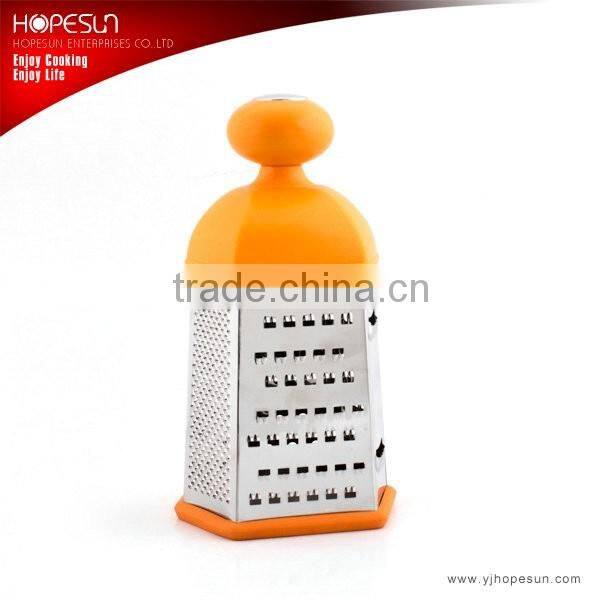 Cooking tools 6 side stainless steel vegetable grater for kitchen