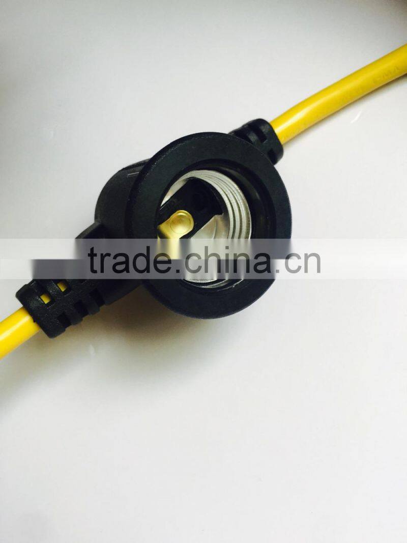 Wires Waterproof Outdoor String Lights / Temporary construction string light