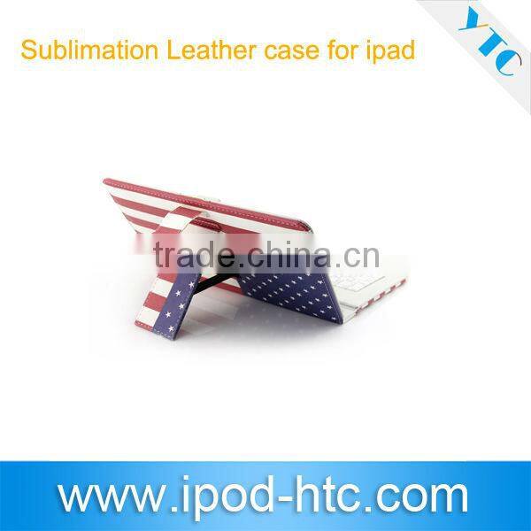 Sublimation PU Leather case for Tablet pc, sublimation Wallet case