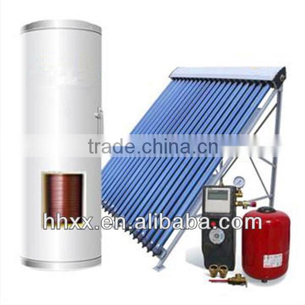 split pressurized heat pipe solar water heater for bathroom