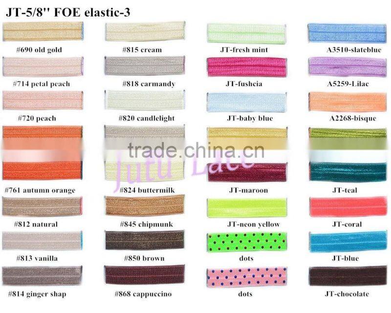 Fashion soft elastic band for Garment - pearl center flower headbands- flat stretch band- wholesale kids headwear