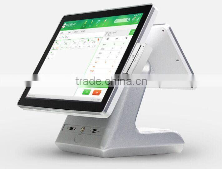 POSBW1511 Full Metal Jacket Durable 15 Inch 5 Wire Resistive Touch Screen All In One POS Machine