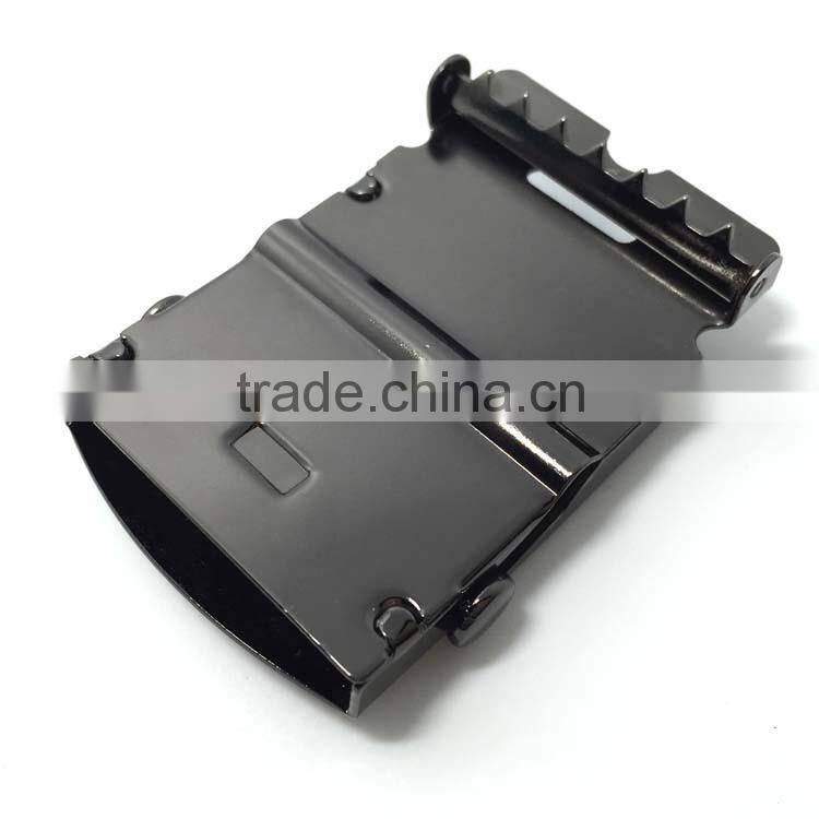 Gold Plate Military Web Belt Buckle With Emblem