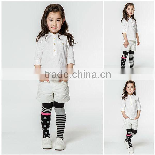 Custom wholesale high quality combed cotton kids tights