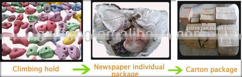 Factory Price Direct Kids Indoor artificial climbing wall