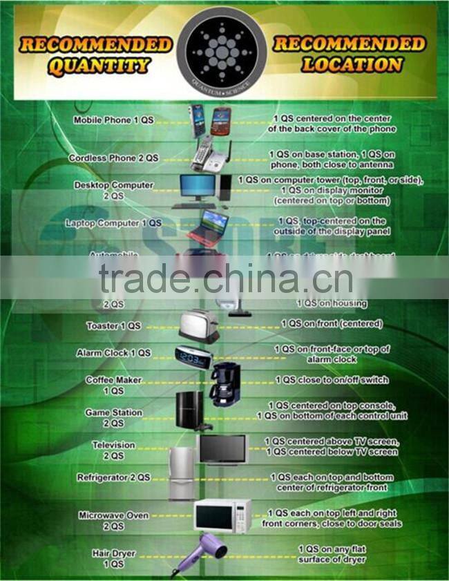 Bio Energy Radiation Shield Scalar Energy Sticker Energy Saving Sticker