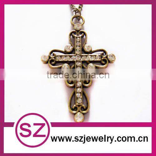 Antique bronze necklace chain design hot sale