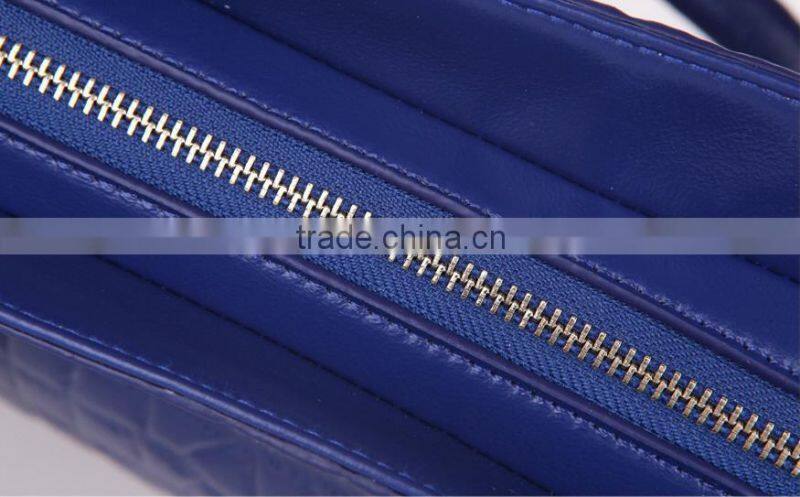 fashion wholesale women leather handbag, handbag factory