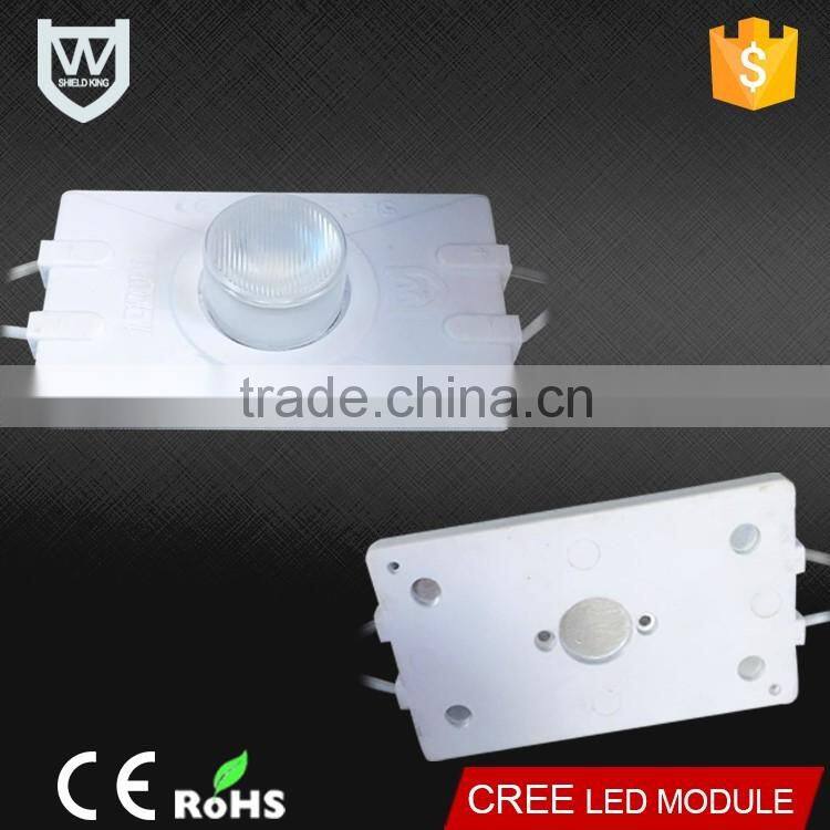 2016 hot sale 4040 side light lens white high power led module for sign box