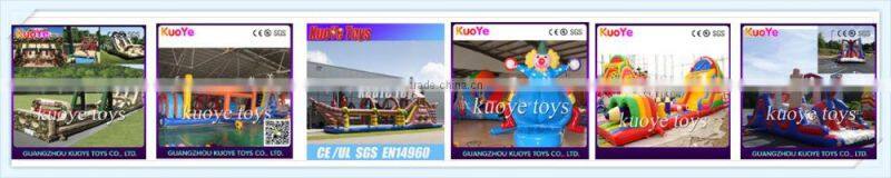 entertainment park inflatable tarpaulin, jumping obstacle park with slide, inflatable bouncer fun park