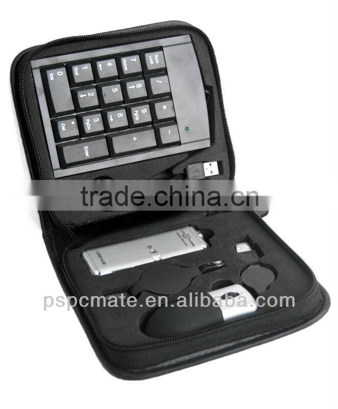 Laptop Usb Tool Kit with Mini Usb Hub Mouse Numeric Keypad Retractable Cable Connector