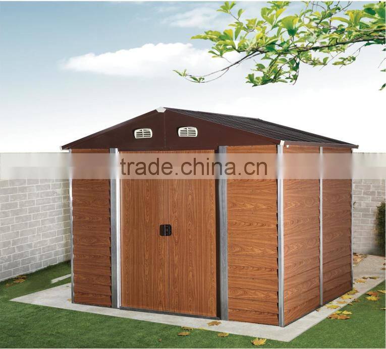 HW-0608 WOOD HORIZONTAL PANEL Apex steel storage shed