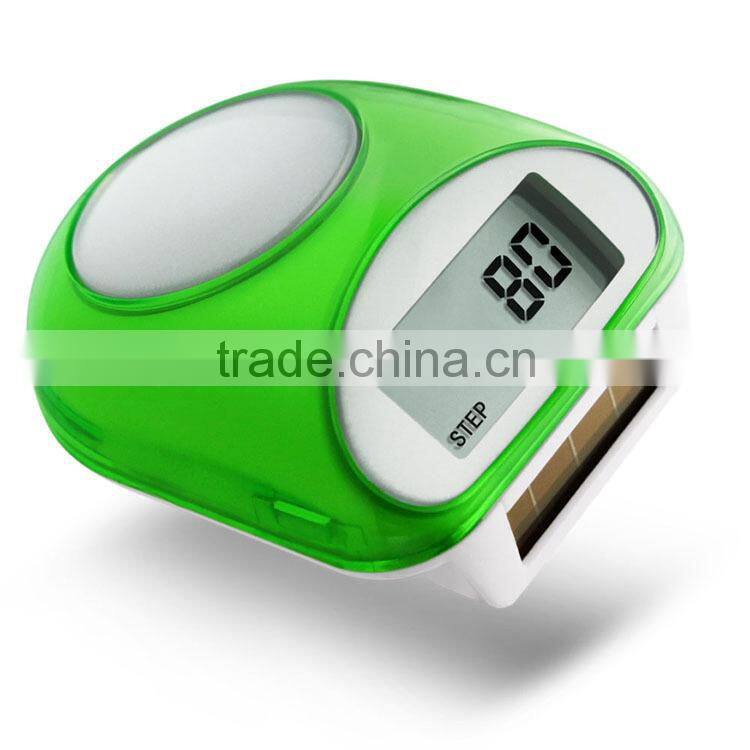 2015 hot sale electric gifts and new product style Shoelaces monofunctional mini precise solar pedometer