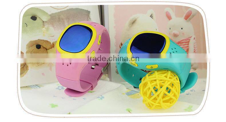 2015 New design for Mini Kids GPS Tracker Smart Watch by GPS+LBS locate