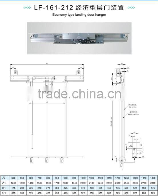 Automatic Elevator Door Landing Door Header