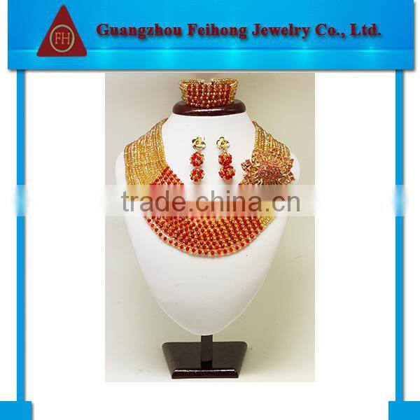 2014 Manufacturer wholesale new fashion african wedding jewelry sets