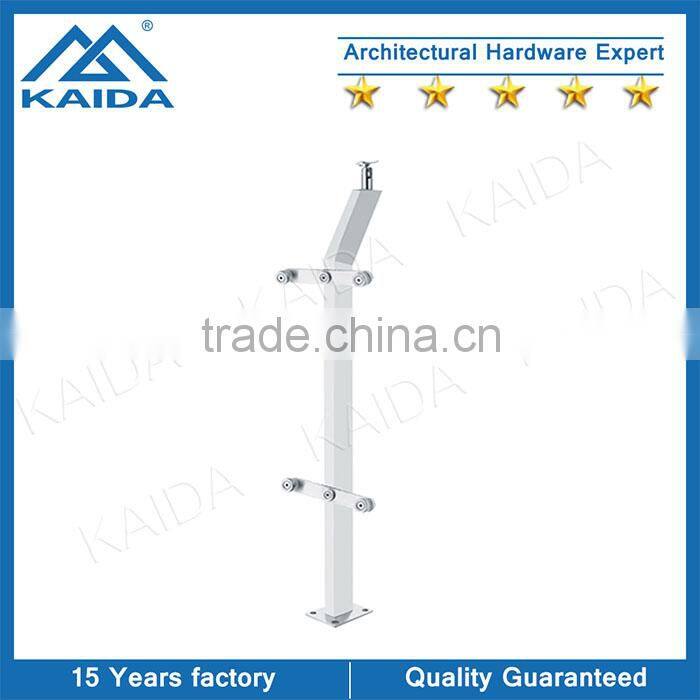 Cheap stainless steel balustrade with glass holder