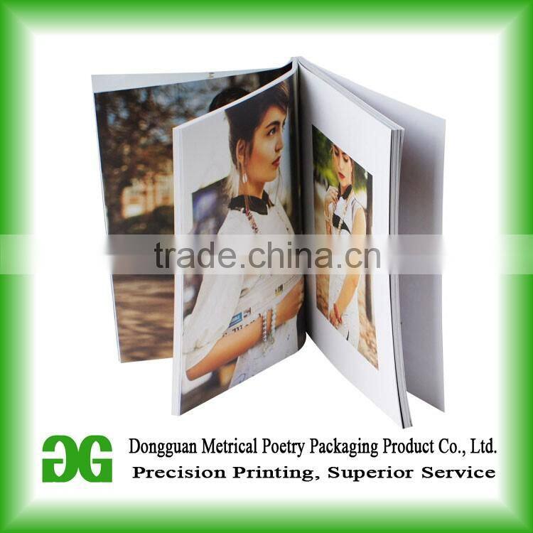 Hot selling glossy paper perfect bound magaazine printing