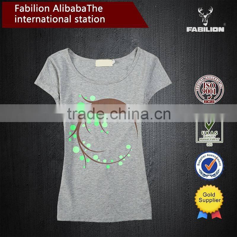 New large size dress made of pure cotton printing's tops cultivate one's morality show thin of t shirt wholesale