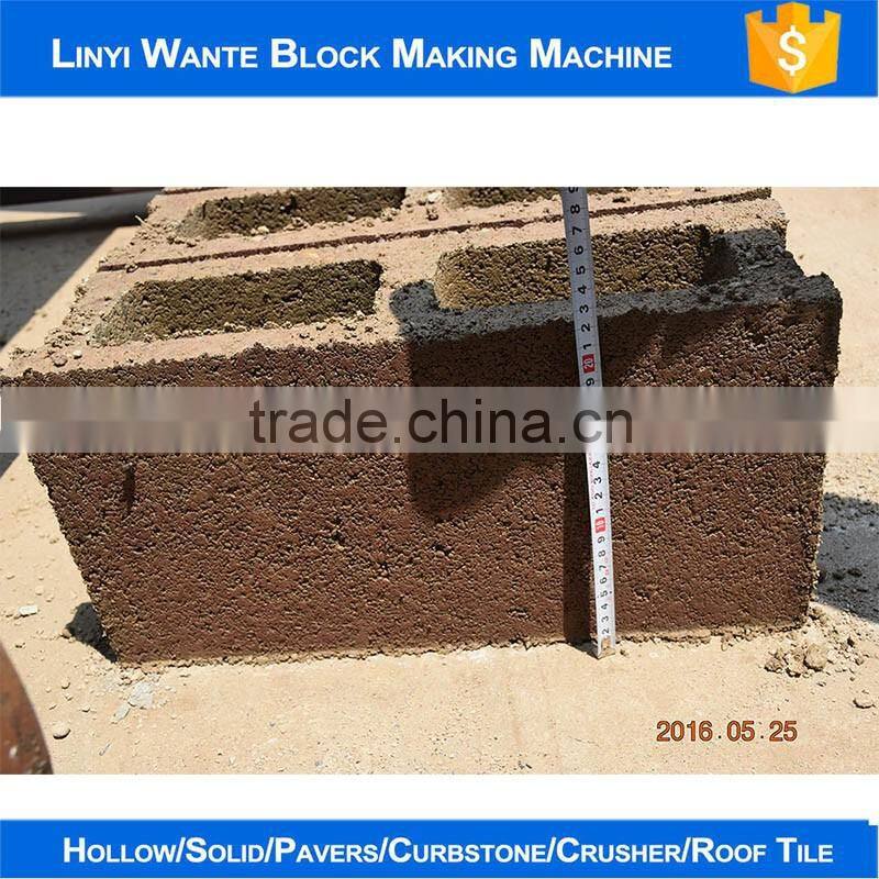 WANTE MACHINERY QT40-3B egg laying small size cement hollow brick making machine