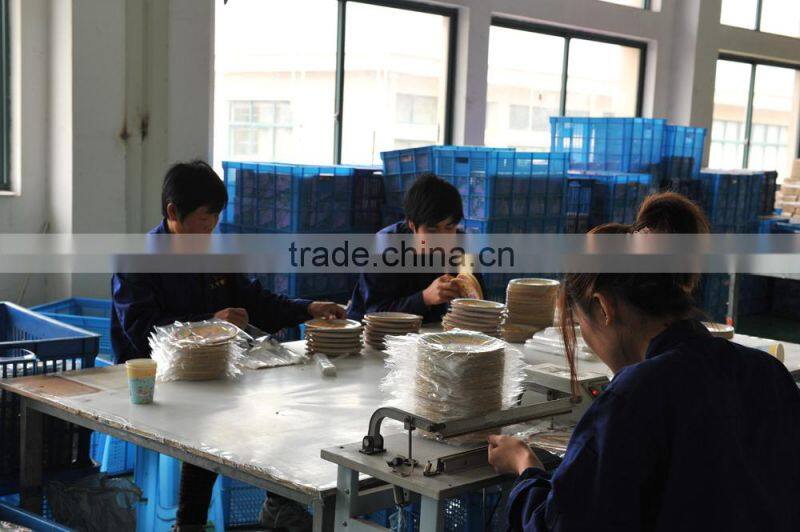 ningbo food grade printed christmas paper plates