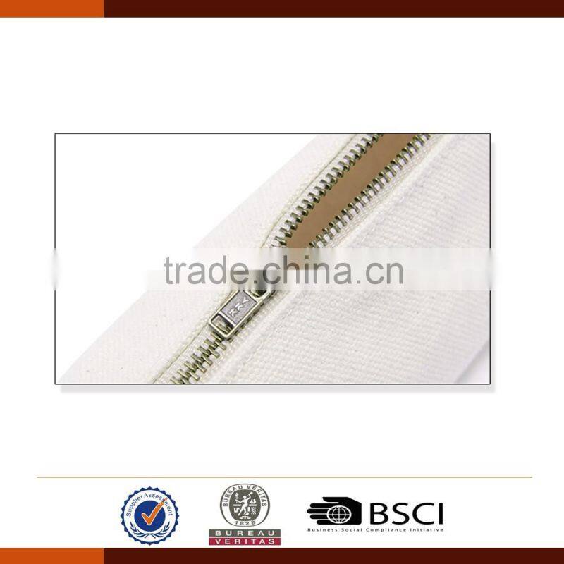 High Quality White Canvas Pencil Case Bags