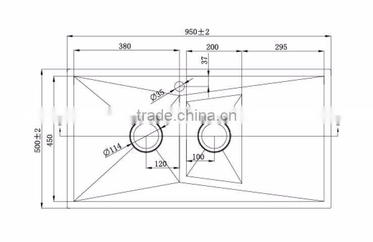 Wholesale undermount single bowl drainboard small stainless kitchen sink for hotel