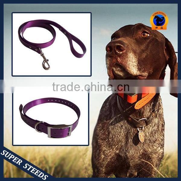 waterproof tpu webbing dog leash with rustproof alloy snap hook