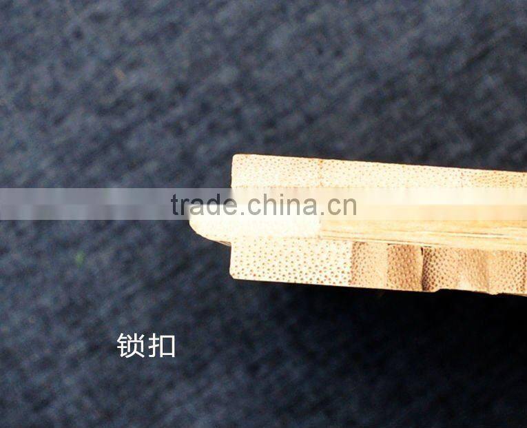 horizontal solid bamboo flooring click system