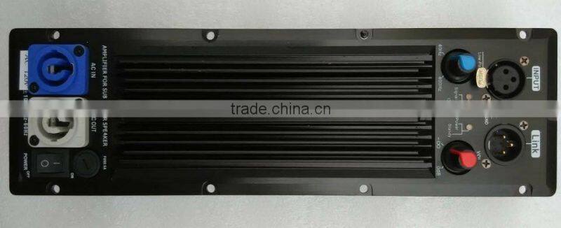 2 channel amplifier module /plate amplifier with dsp
