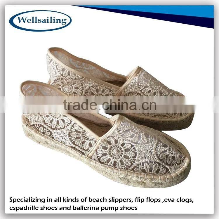 New product flat espadrille shoes new inventions in china