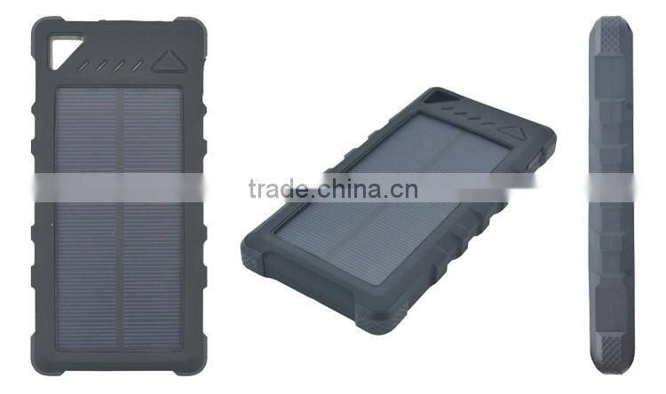 2016 Hottest selling Mobile Portable Solar Charger for Xiaomi Power Bank 16000mah logo customizable