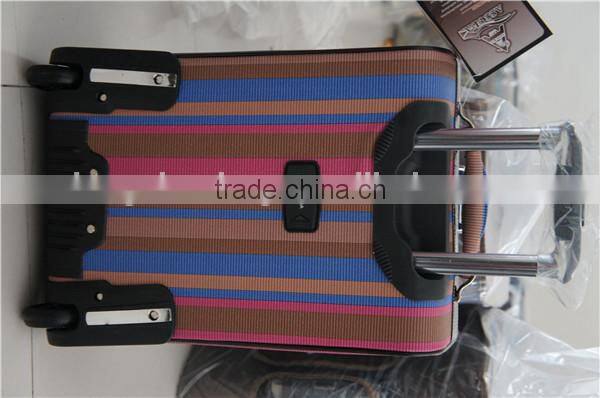 2015 Most Popular Fabric Material Carton Fair New Design Luggage