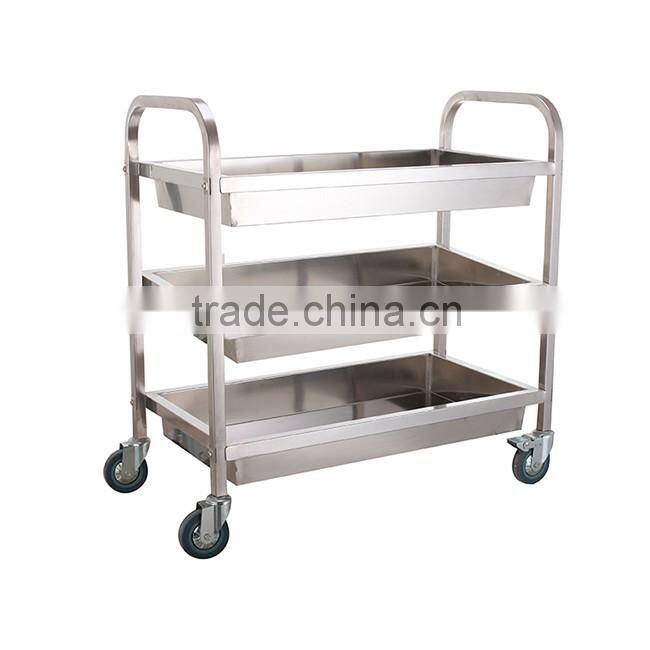 Kitchen cleaning trolley banquet equipment, cleaning restaurant service trolley