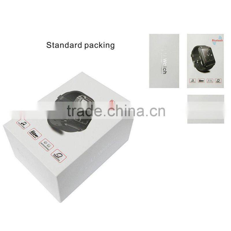 Hotsale U8 smart watch moblie phone For samsung galaxy gear smart watch Anti lost Passometer Photograph Barometer U8 smart watch