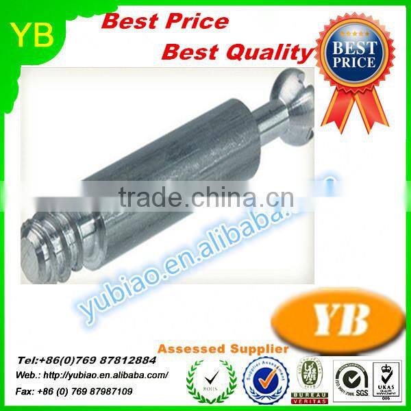 Zinc plated/Iron/Brass/Stainless steel Minifix bolts