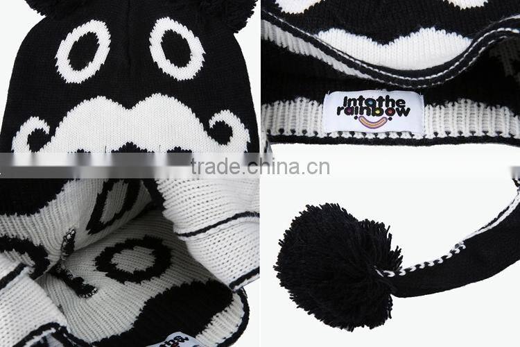 2014 winner funny beanie hat for gril with top ball