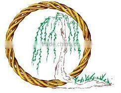 100%Handmade round wicker kitchen bread /fruit basket with liner