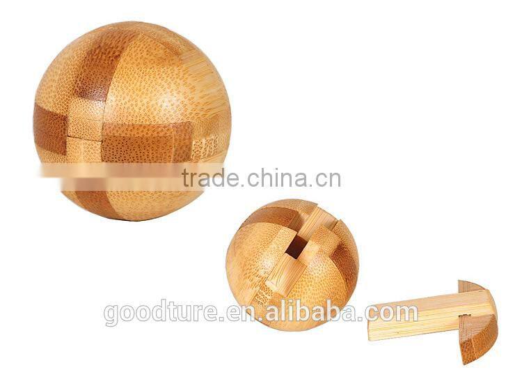 Bamboo IQ Intelligent Puzzle Magic Puzzle Kongming Lock Brain Teaser Model Number GAD1122