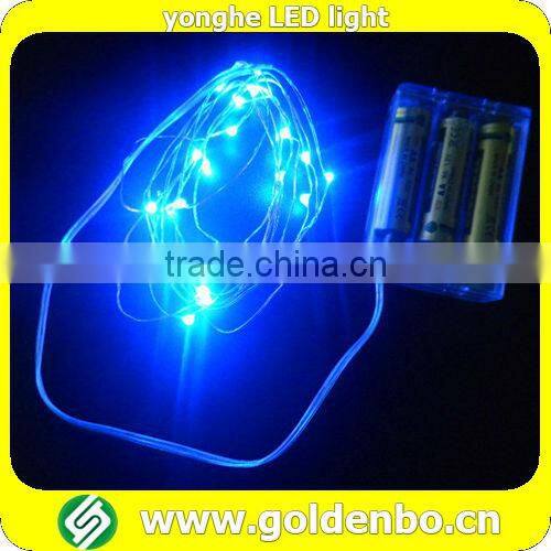 Flashing holiday copper string light