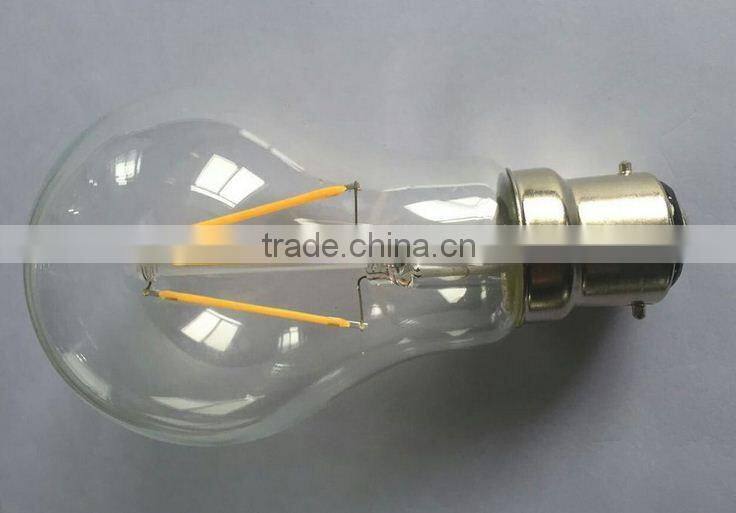 Replacement for 40W incandescent bulb GLS 4W A60 led Filamenbt bulb B22