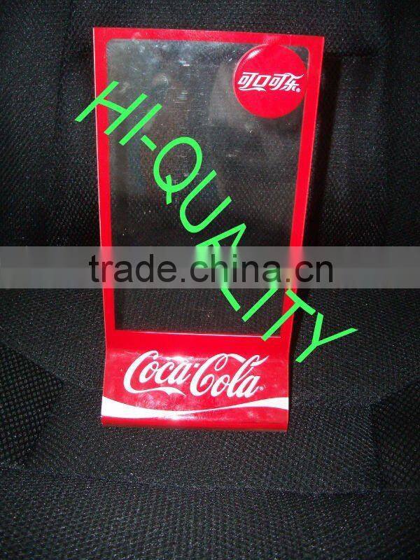 Rotating acrylic menu block holder/ Acrylic tent card stand