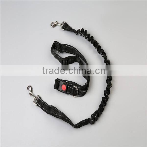 bungee leash wholesale belt leash nylon dog belt leash