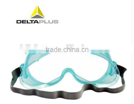 Deltaplus Clear Polycarbonate Goggles Ventilation Elastic Strap safety glasses