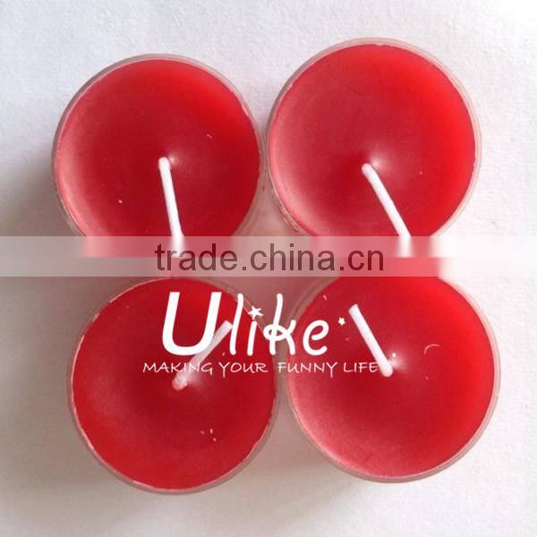 red candle romantic home decoration candle pillar candle