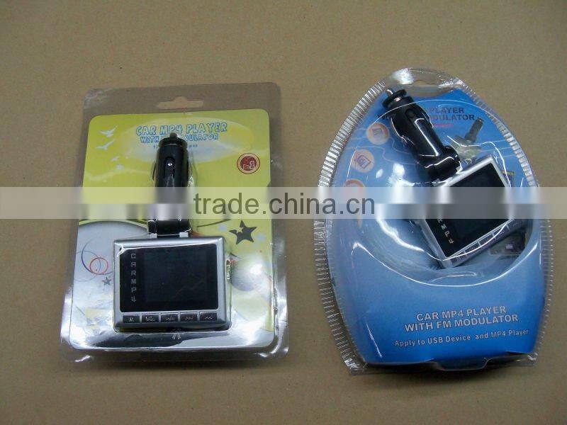 Hot sale USA 1.8Inch TFT&LCD display car mp4 player with FM transimitter