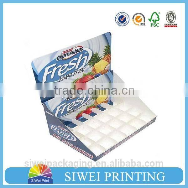 2015 unique cardboard display box with color print