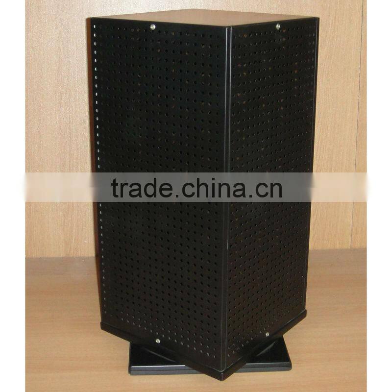 metal counter spinning pegboard rack with SGS certificate