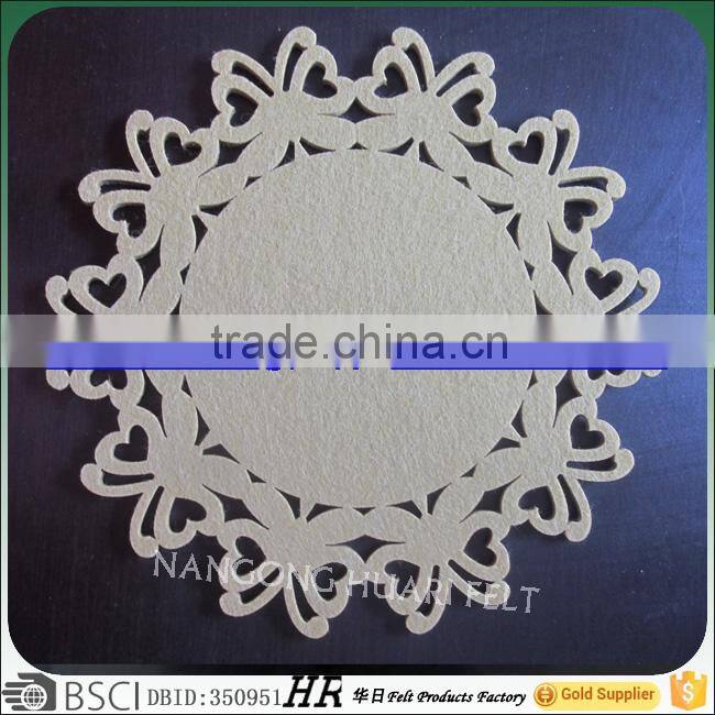 christmas felt placemats red felt backed placemat